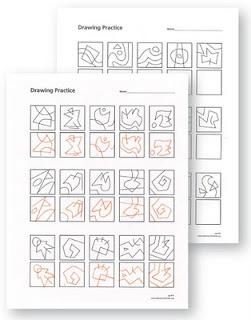 Drawing Practice Sheets, Grades 3-5