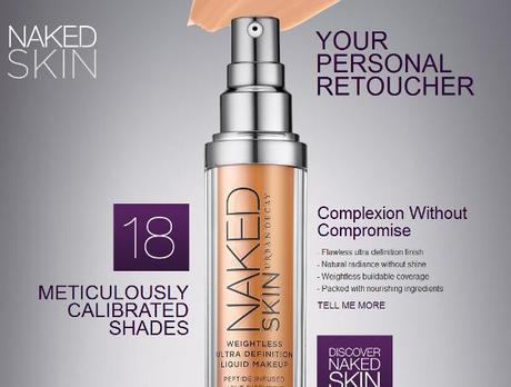 Urban Decay Unveils NAKED Skin – Zero SPF in an Ultra Defining Foundation, Awesomesauce….