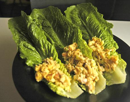 Cats and Curried Tuna Lettuce Wraps