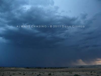 2011 Storm Chase 17 - July 17th - Dinner Break Desert Chase