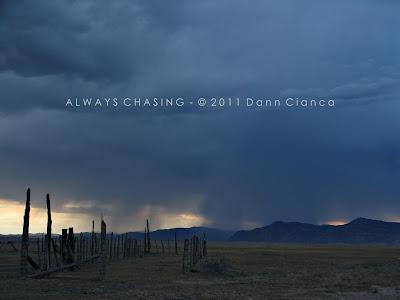 2011 Storm Chase 17 - July 17th - Dinner Break Desert Chase
