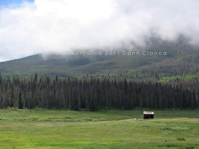 2011 - July 19th - Family Vacation Day 1 - Early Morning Fog at the Snow Mountain Ranch