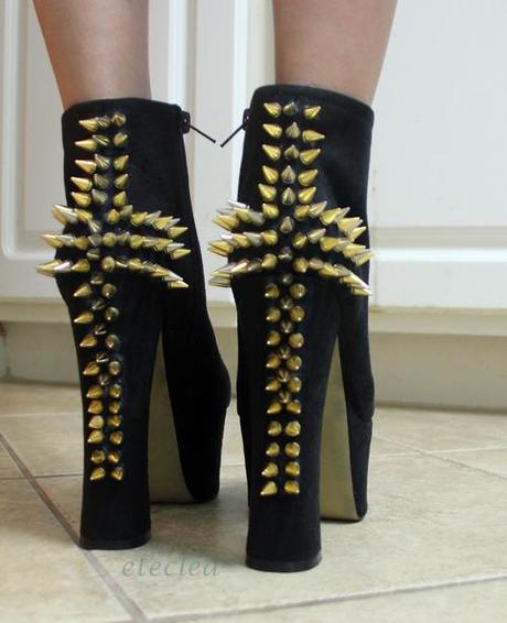 DIY Cross Spikes (Back of booties) No DRILLS or HOLES!