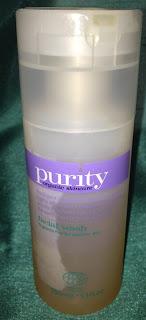 purity organic skincare: facial wash