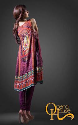 Opera House Digital Print Ready to Wear, Eid Collection 2012