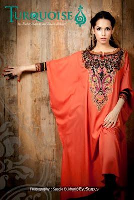 Turquoise Latest Eid Collection For Women 2012