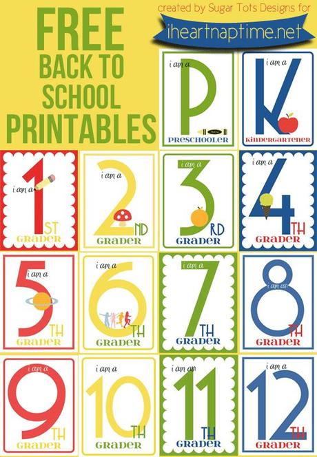 Free Printable Friday: Back to School