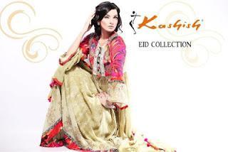 Kashish New Women’s Eid Lawn Prints 2012