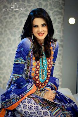 Fiza Ali Dresses in TV Show by Al Hamra Textiles Kasish Lawn Print