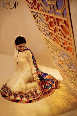 Hand Embroideries Dresses & Hoop Silk Prints Eid Dresses 2012