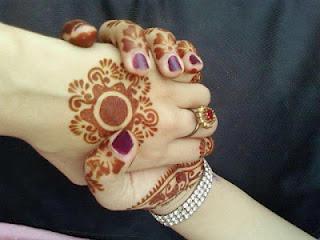 Stylish Eid Hand Mehndi Designs 2012 For Girls