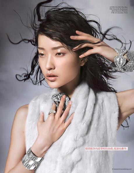 Du-Juan-Benjamin-Kanarek-VOGUE-China-Modern-White-Sept-2012-6 Super Model Du Juan in Modern White Photographed by Benjamin Kanarek for VOGUE China