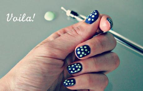 DIY Polka Dot Manicure