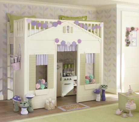 Playhouse loft bed for your children