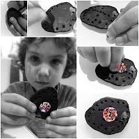 Making Amulets from Play Dough