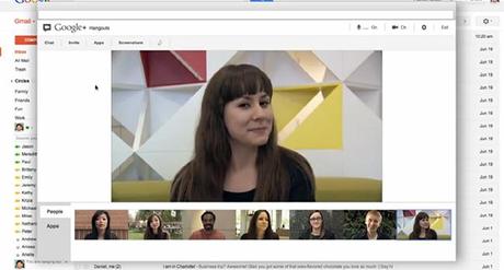Google+ Hangouts in Gmail