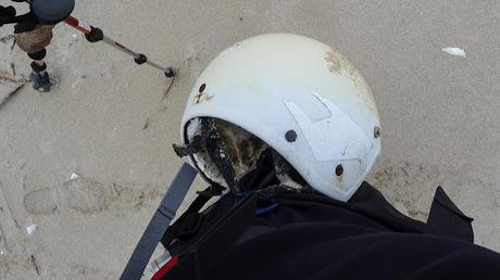 Helmet No.2 helmet found on the beach