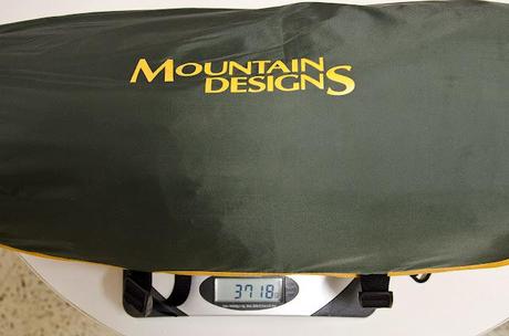 mountain designs fours season tent on kitchen scales