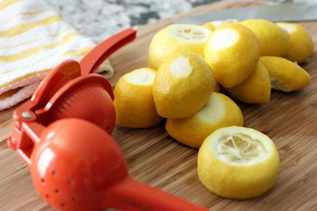 homemade lemon sorbet