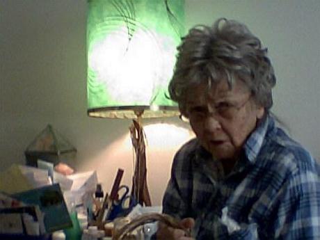 Shirley Van Cleave, my mother, and her expression when I tried to explain how a camera can work without film.