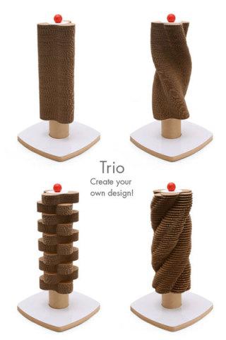 Trio Scratch Tower for cats: © Moderncat Design