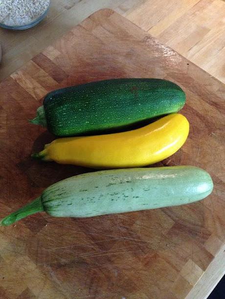 Three courgettes – is this a glut?