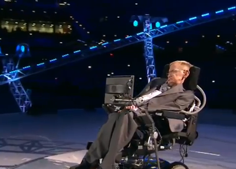 Stephen Hawking at the Paralympics