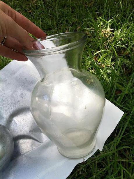 Make Your Own Faux Mercury Glass