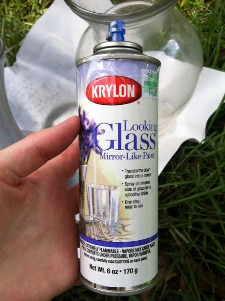 Make Your Own Faux Mercury Glass