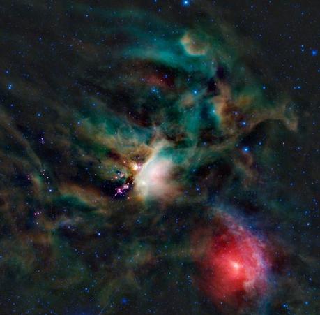 Infrared view of the Rho Ophiuchi star-forming region (Image: NASA/JPL-Caltech/WISE Team )