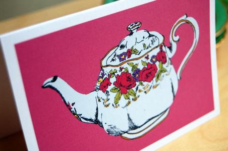 Tea on cards makes us happy!