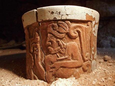 Maya Prince’s tomb found with rare drinking vessel