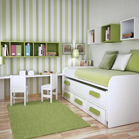 Kid's Bedroom Lovely Spaces with Stripes ♥