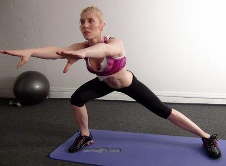 Side Lunge & Crane Exercise 1 Bodyweight Exercise