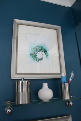 The Transformative Power of Paint: Peacock Blue Bathroom The Transformative Power of Paint: Peacock Blue Bathroom