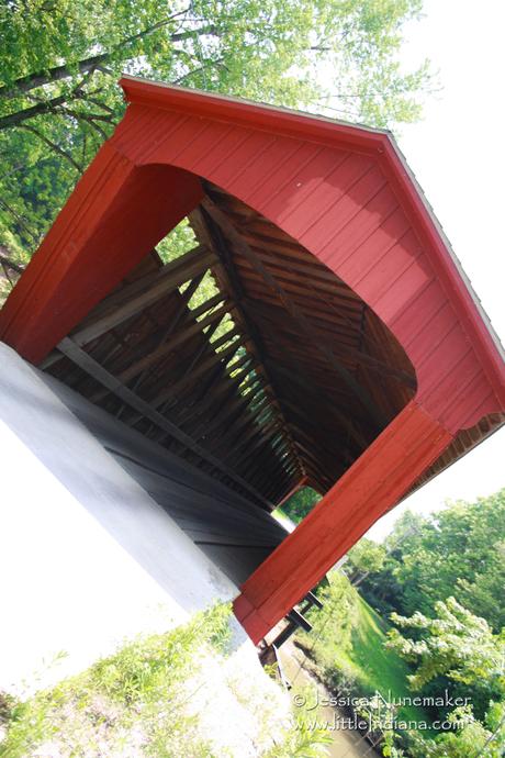 Indiana Covered Bridges: Carroll County Lancaster Covered Bridge