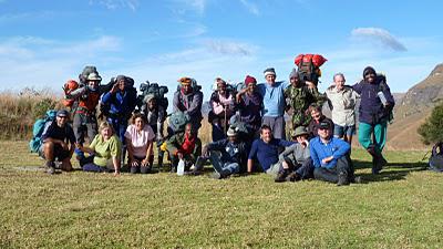 Northern Drakensberg Traverse - Forsdick group - May 2011