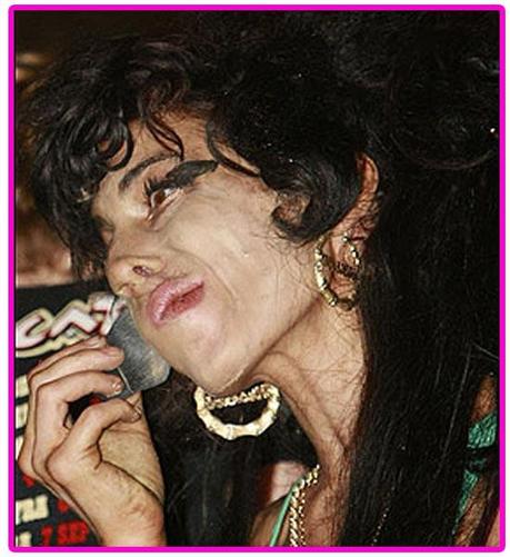 Terrible Pictures of Amy Winehouse Drunk, Tweeking, Stoned, and/or Anorexic
