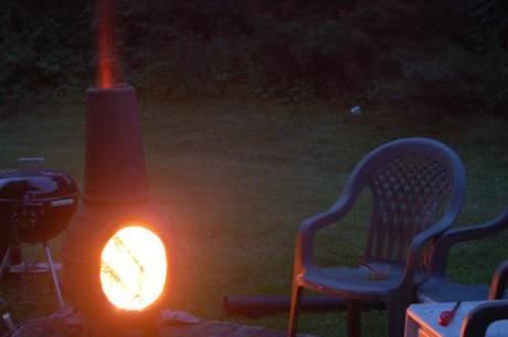 Weekend in Paradise- (I'm not exaggerating) Chiminea Fire
