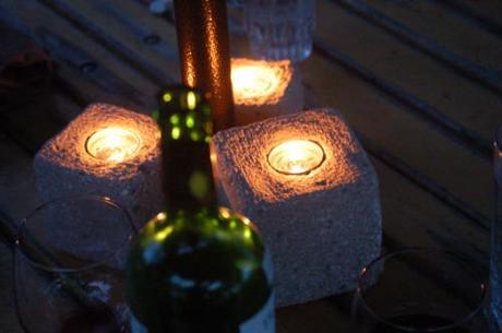 Weekend in Paradise- (I'm not exaggerating) Hypertufa Candle Holders