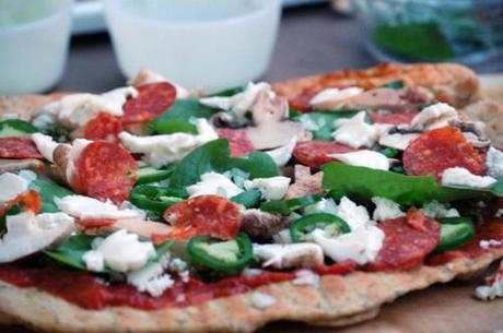 Weekend in Paradise- (I'm not exaggerating) Grilled Pizza
