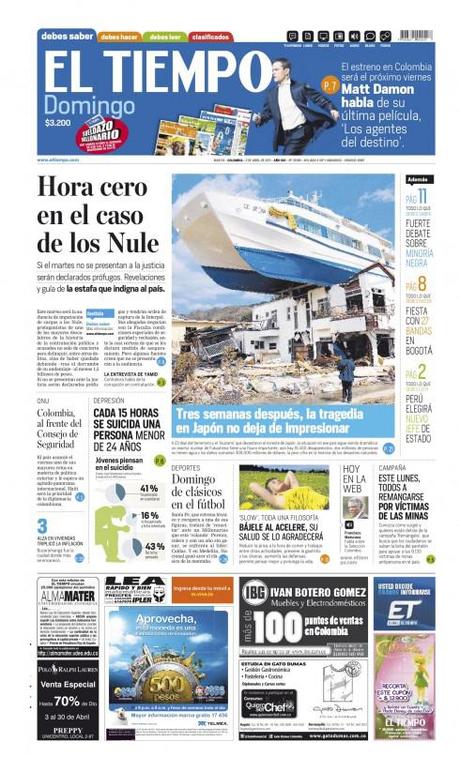 Reviewing the progress of El Tiempo, South China Morning Post, Goteborgs Posten blog post image