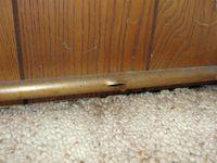 Freeze damaged radiator pipe Freeze damaged radiator pipe
