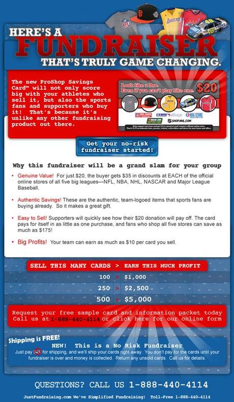New Fundraising Discount Card – ProShop Savings