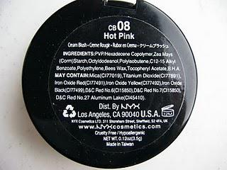 Blush Pick of the Week: NYX Cream Blush in Hot Pink