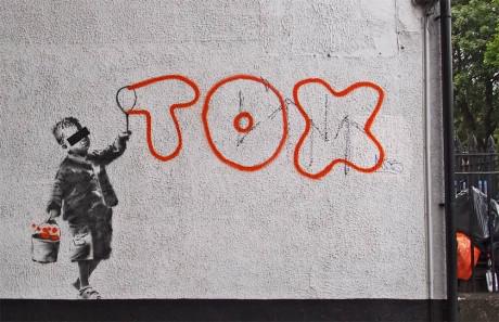 tox 460x297 New Banksy piece mentions Tox