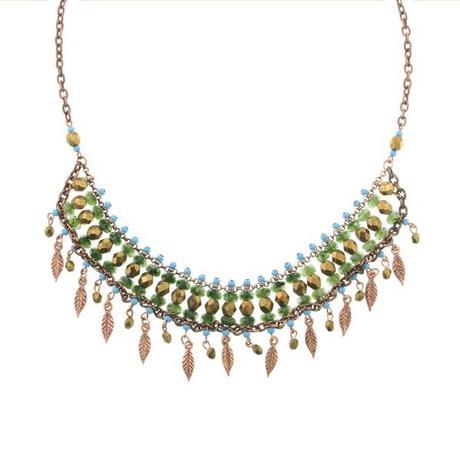 47030 tribal bib necklace jewelry