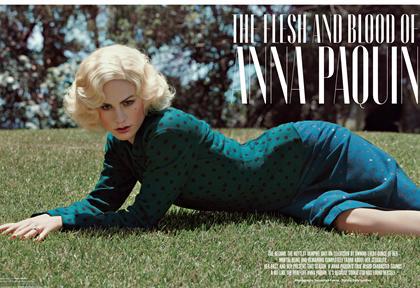 Anna Paquin featured on VMagazine