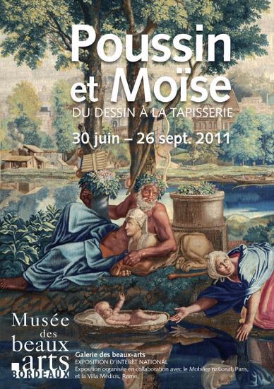 Poussin et Moise - Du dessin à la tapisserie