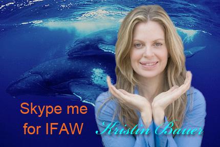 Kristin Bauer works with The Vault for her favorite charity IFAW